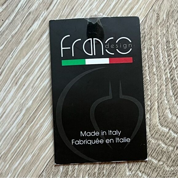 FRANCO Italy MCM Boho Watercolor Pink Gray Beige White Vertical Stripe Vase - Picture 10 of 16